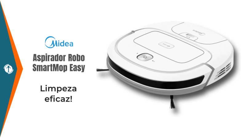 Review Aspirador Robô Midea SmartMop Easy VRA31BB 2025