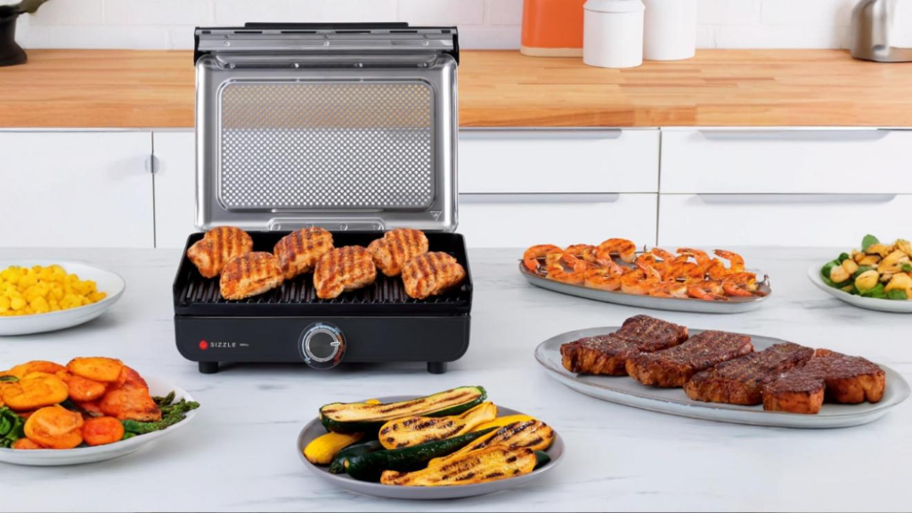 Grelhados perfeitos com o Grill Sizzle Ninja 127V!