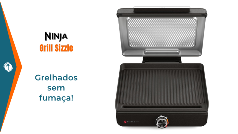 Review Grill Sizzle Ninja Sem Fumaça 127V 2025