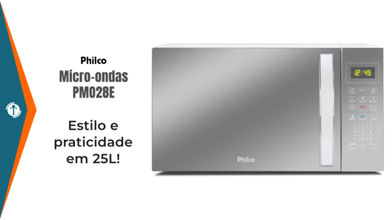 Review Micro-ondas Philco 25L Limpa Fácil PMO28E 1100W