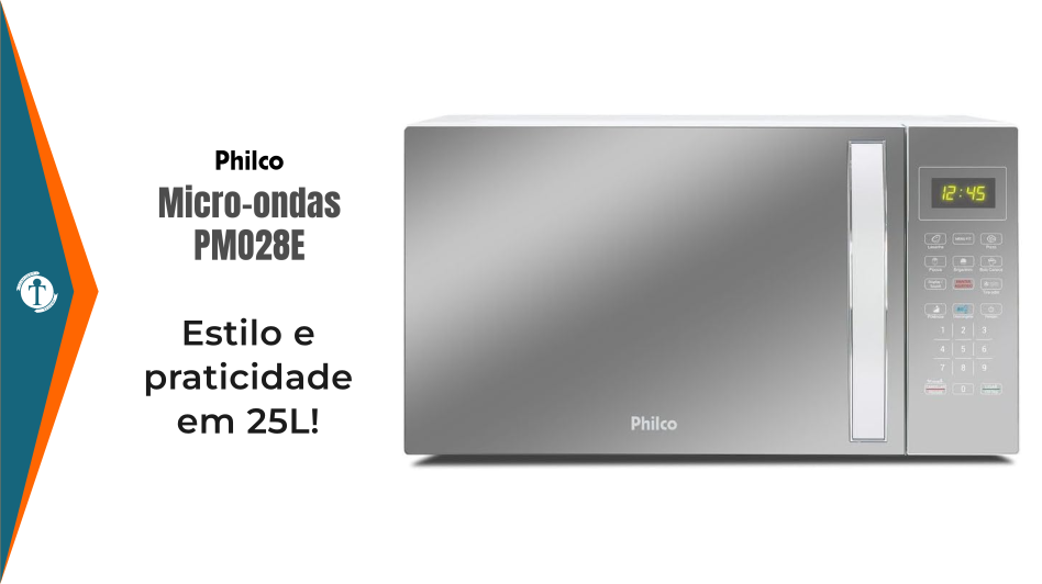 Review Micro-ondas Philco 25L Limpa Fácil PMO28E 1100W