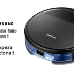Aspirador Robô Samsung 2 em 1 VR5000RM, destaque do review TeInformo.